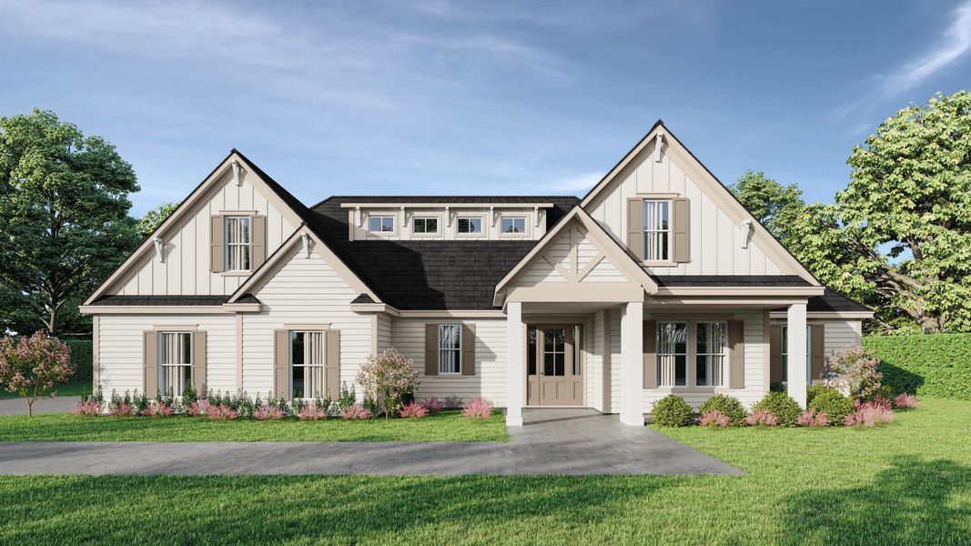 Front exterior of a new home in , Cross, SC, highlighting curb appeal (Image 13).