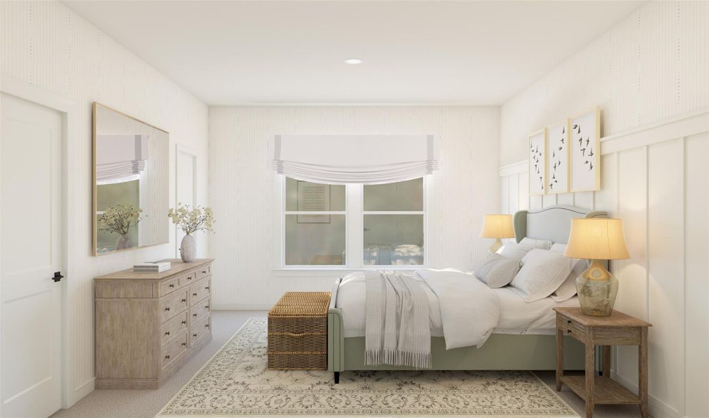 Private primary suite (*Artist rendering used for illustration purposes only.) Private primary suite (*Artist rendering used for illustration purposes only.)