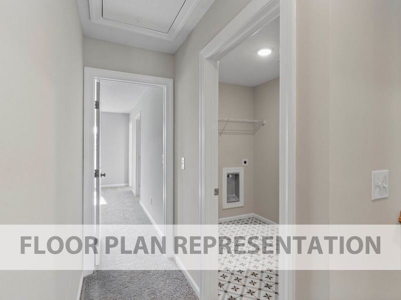 Laundry Room | Townsend II Plan by Ivey Homes Laundry Room | Townsend II Plan by Ivey Homes