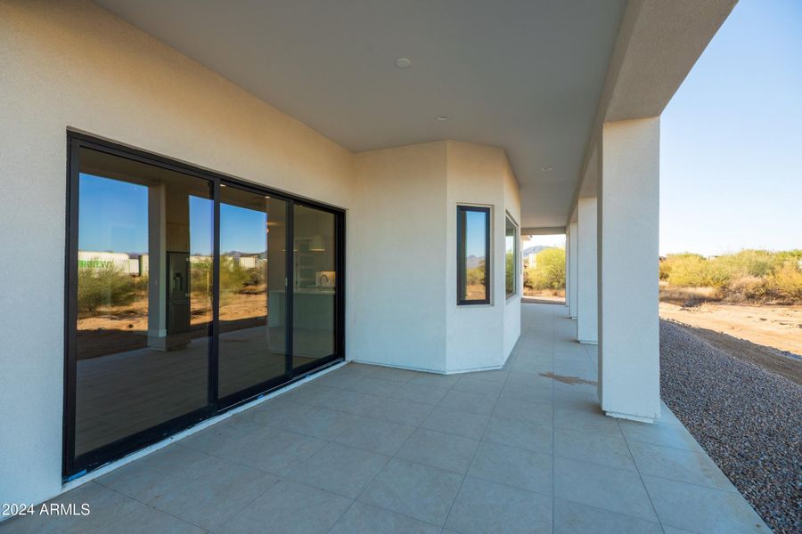 Extended Tiled Patio