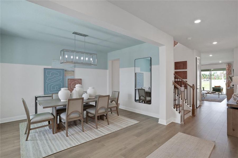 Furnished interior view inside a new home in Angeline, Land O' Lakes (Image 62).