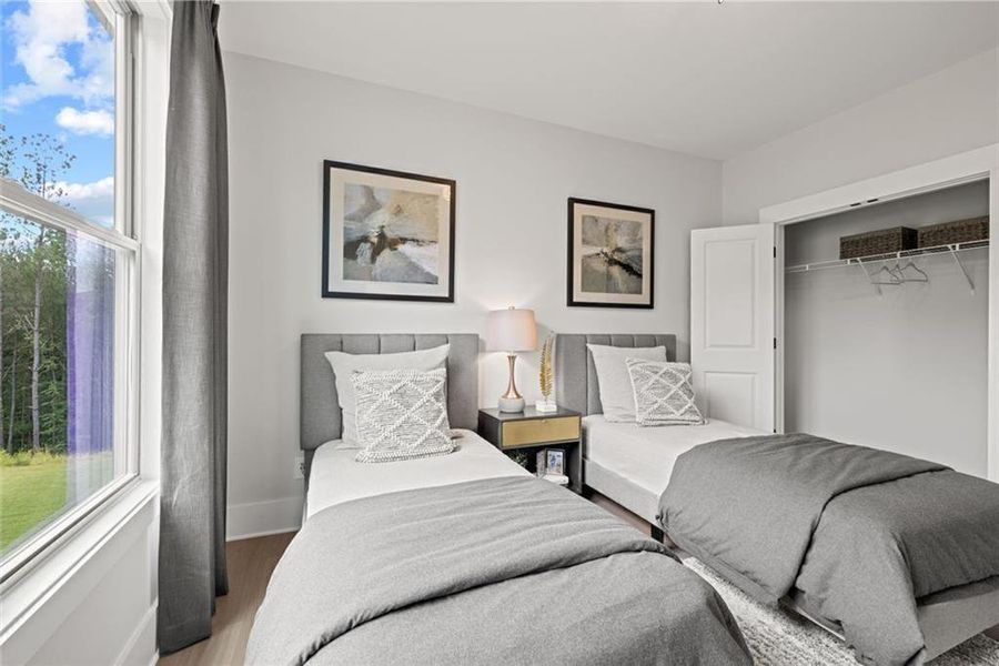 Furnished interior view inside a new home in Soleil Belmont Park, Canton (Image 13).