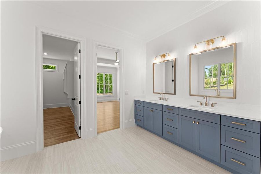 Furnished interior view inside a new home in Woodford, Acworth (Image 15).