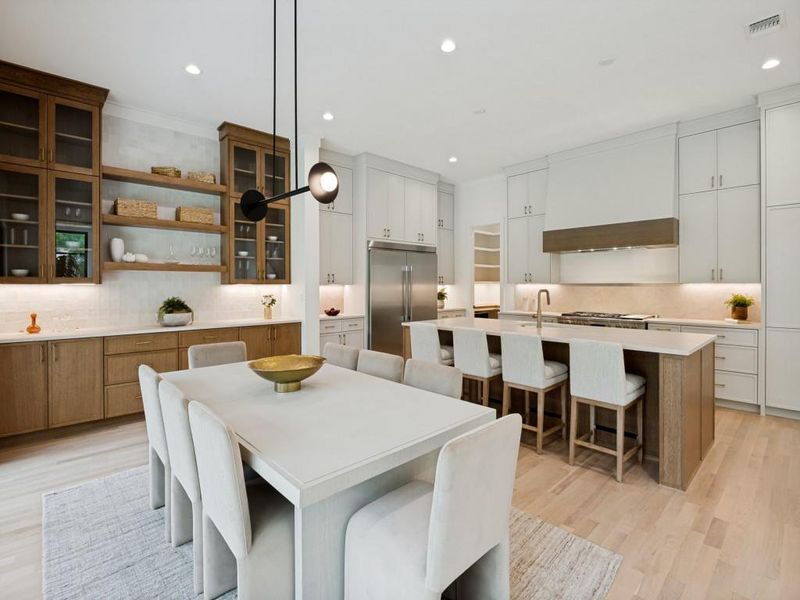 Furnished interior view inside a new home in , Dallas (Image 9).