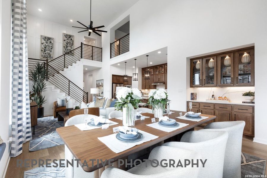 Furnished interior view inside a new home in Davis Ranch, San Antonio (Image 29).