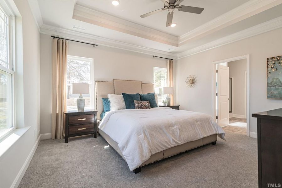Representative furnished interior of a home built from the 1826 by Adams Homes in Copper Creek, Winterville (Image 16).