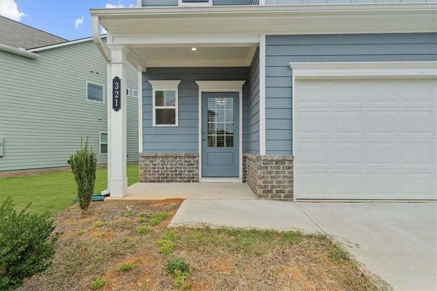 Exterior details and patio area of a home in , Ball Ground (Image 3).