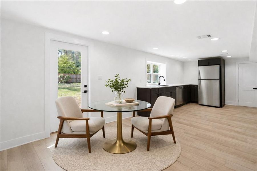 Furnished interior view inside a new home in , Atlanta (Image 17).