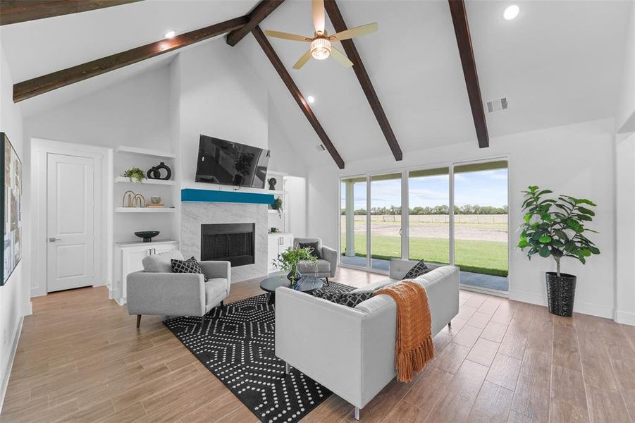 Furnished interior view inside a new home in , Caddo Mills (Image 32).