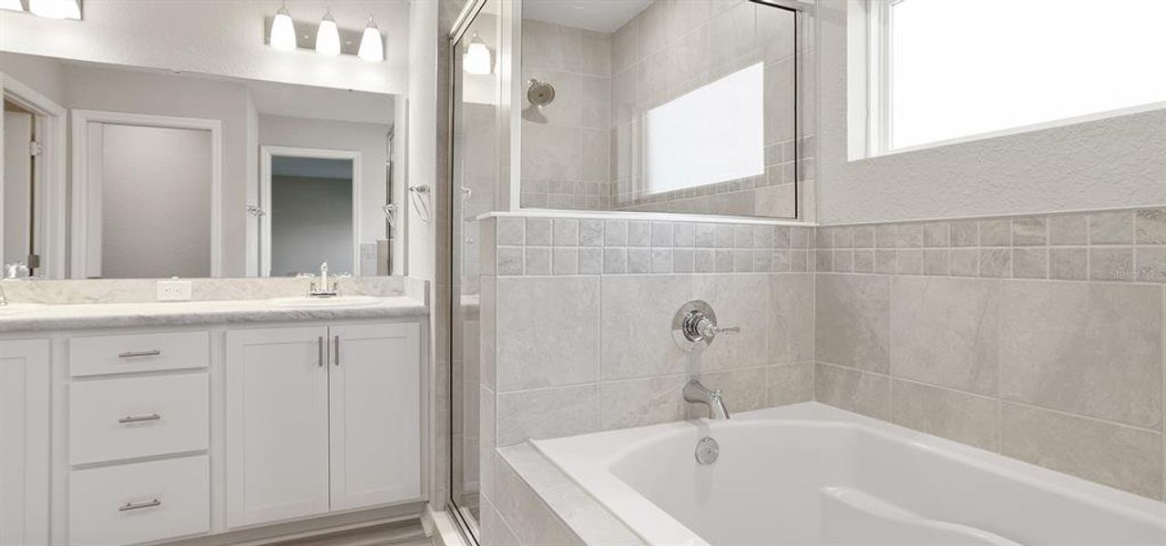 Furnished interior view inside a new home in Bennah Oaks, Belleview (Image 12).