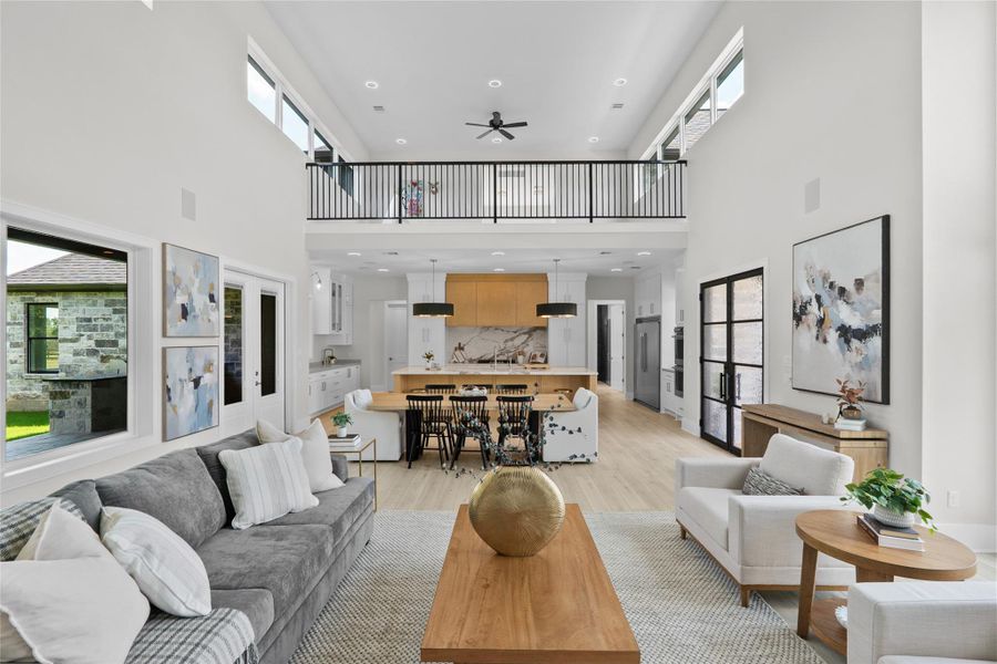 View of Kitchen & Loft