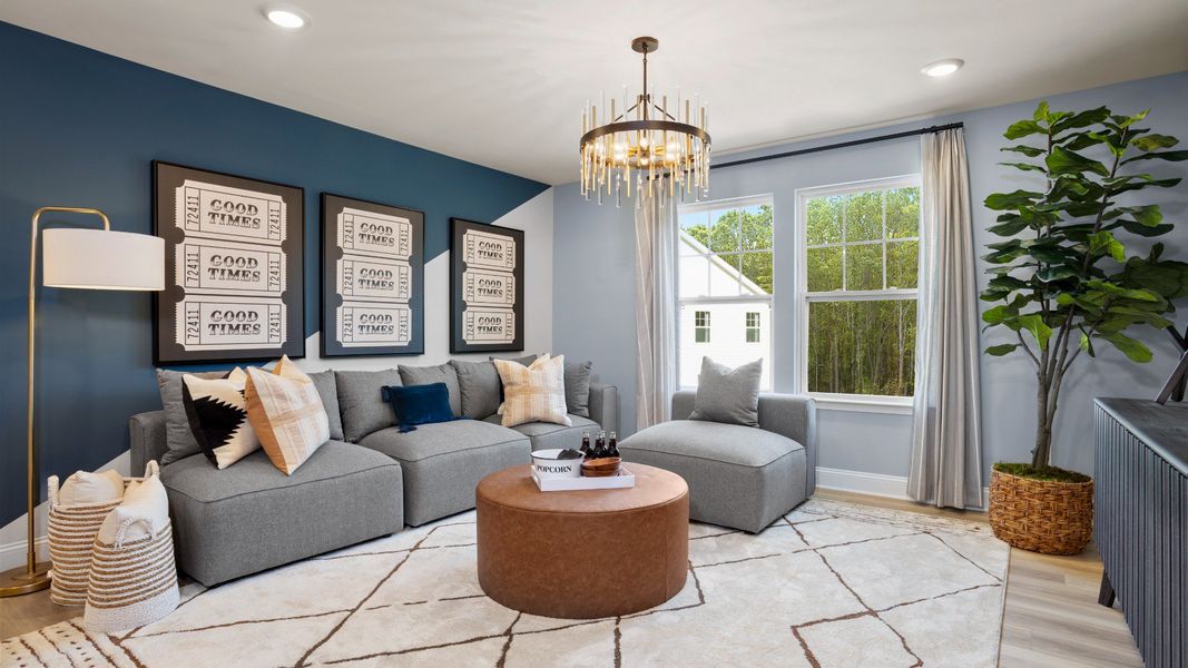 Representative furnished interior of a home built from the Jordan by DRB Homes in Blake Pond, Lillington (Image 13). Representative furnished interior of a home built from the Jordan by DRB Homes in Blake Pond, Lillington (Image 13).