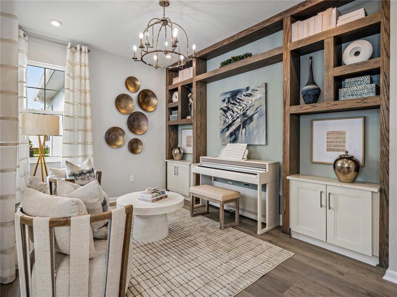 Furnished interior view inside a new home in , Lady Lake (Image 7). Furnished interior view inside a new home in , Lady Lake (Image 7).