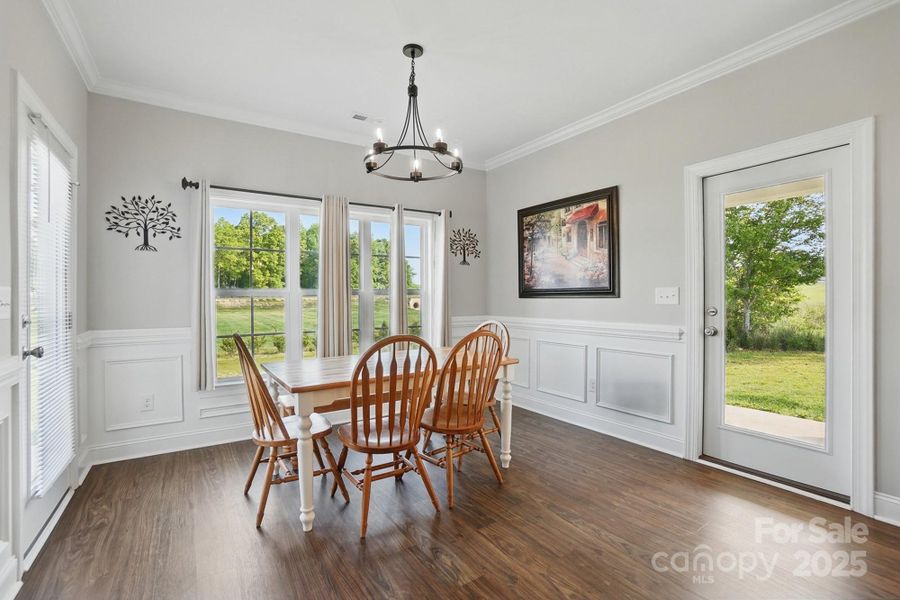 Furnished interior view inside a new home in , Monroe (Image 11).