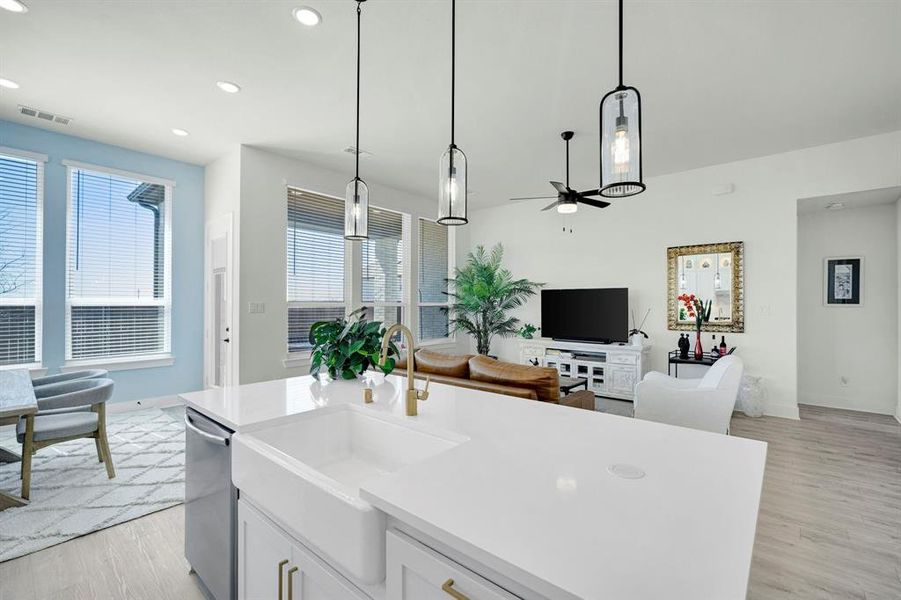Furnished interior view inside a new home in , Midlothian (Image 5).