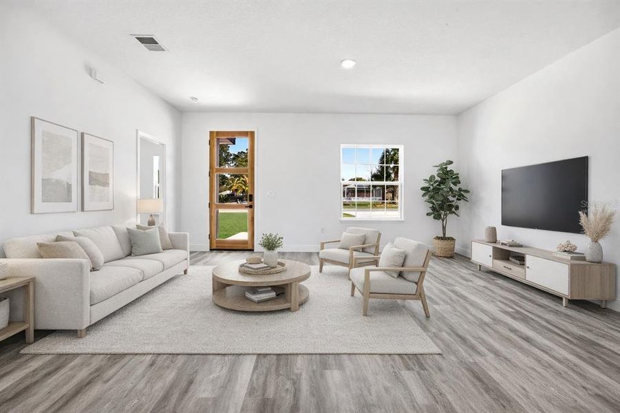 Furnished interior view inside a new home in , Ocala (Image 19). Furnished interior view inside a new home in , Ocala (Image 19).