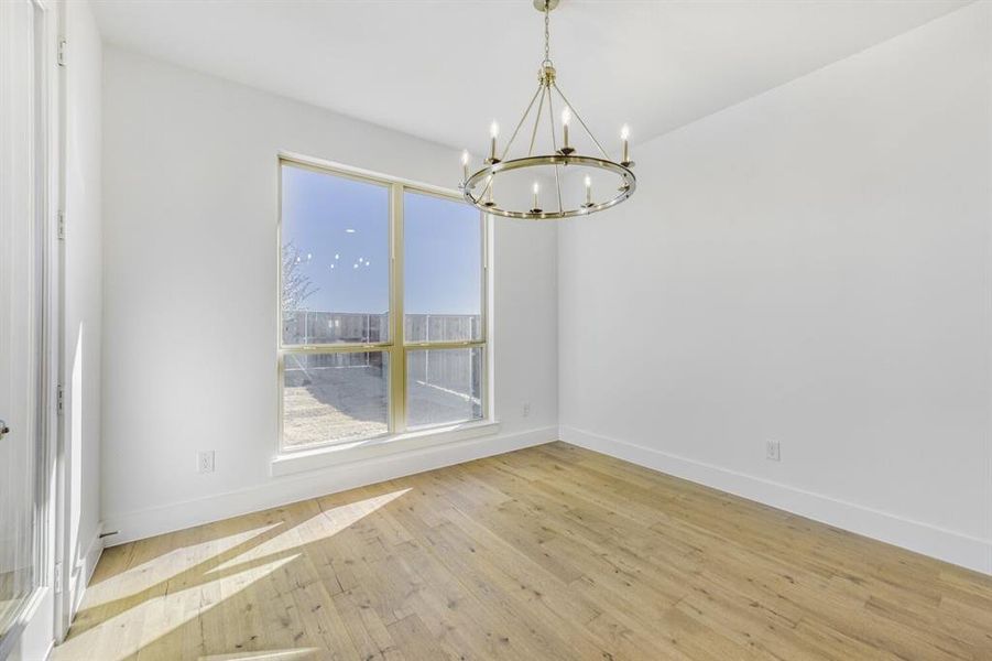 Spacious, unfurnished interior of a new home in Wellington, Haslet (Image 17).