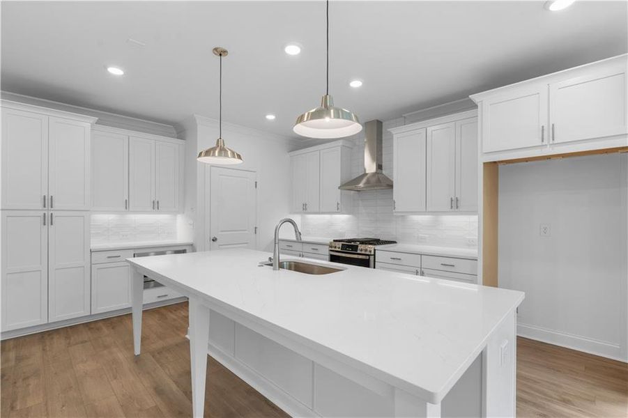 Furnished interior view inside a new home in Millcroft Townhomes, Buford (Image 9).