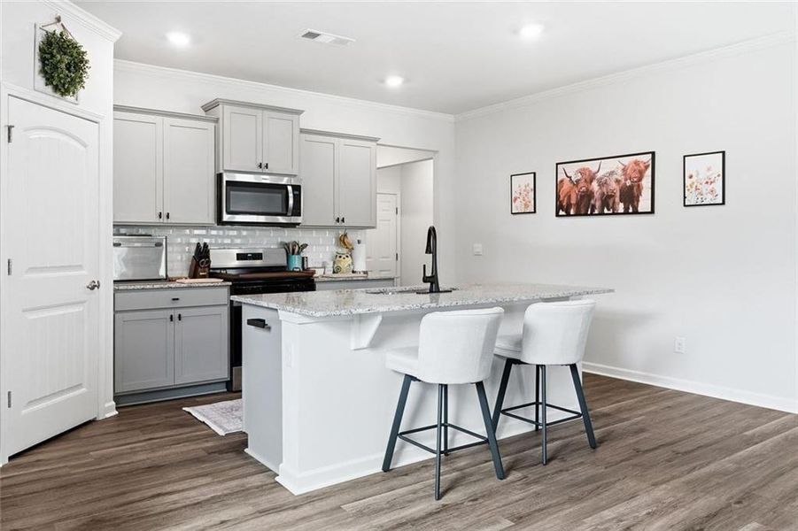 Furnished interior view inside a new home in Lost Creek, Dallas (Image 16).