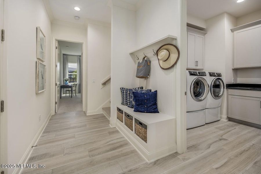 Furnished interior view inside a new home in Amelia National Country Club, Fernandina Beach (Image 19). Furnished interior view inside a new home in Amelia National Country Club, Fernandina Beach (Image 19).