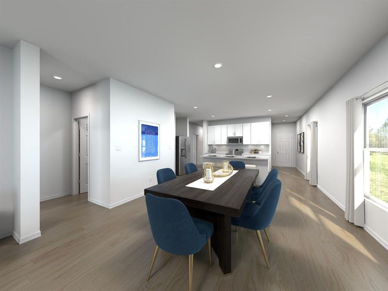 Furnished interior view inside a new home in Magnolia Bay - Premier Series, Nokomis (Image 5).