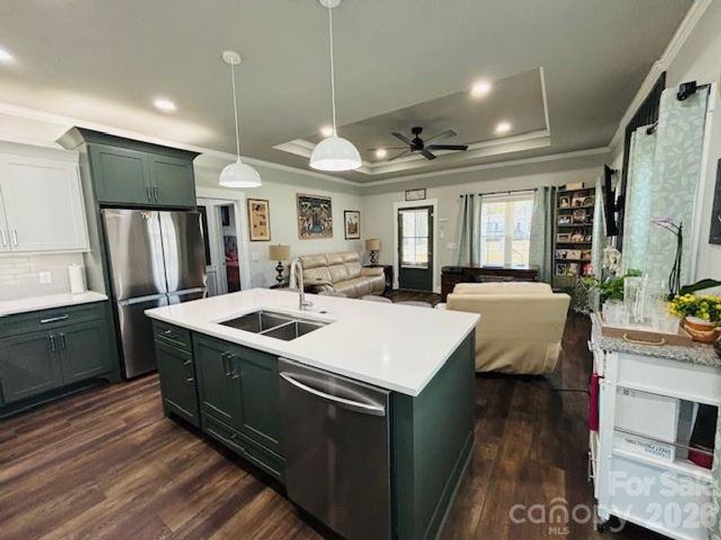 Furnished interior view inside a new home in , Ellenboro (Image 7).