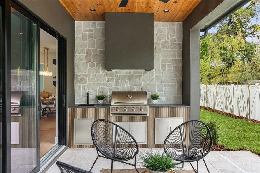 Exterior details and patio area of a home in , Winter Park (Image 33). Exterior details and patio area of a home in , Winter Park (Image 33).