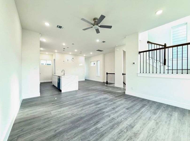 Spacious, unfurnished interior of a new home in , Houston (Image 12). Spacious, unfurnished interior of a new home in , Houston (Image 12).