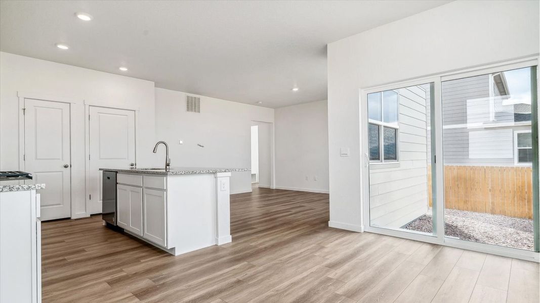 Furnished interior view inside a new home in Ridge at Johnstown, Johnstown (Image 10).