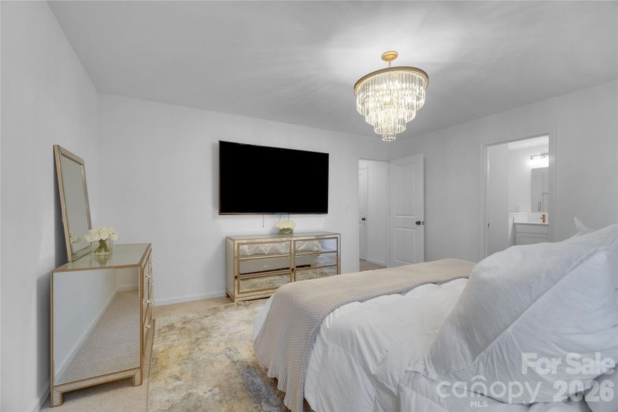 Furnished interior view inside a new home in Aubreywood, Charlotte (Image 19).