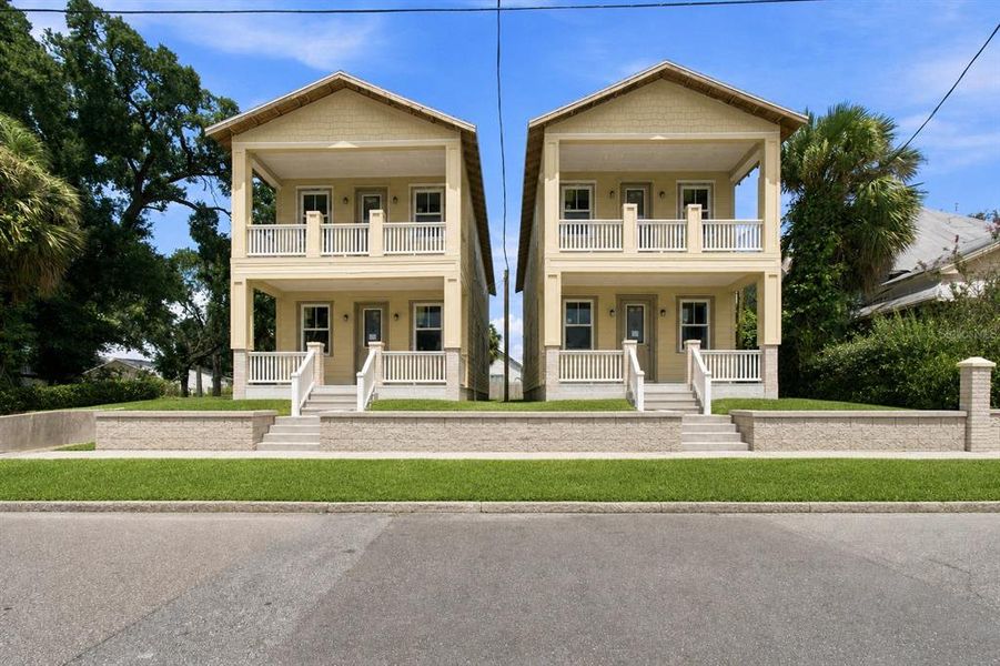 Front exterior of a new home in , Tampa, FL, highlighting curb appeal (Image 8). Front exterior of a new home in , Tampa, FL, highlighting curb appeal (Image 8).