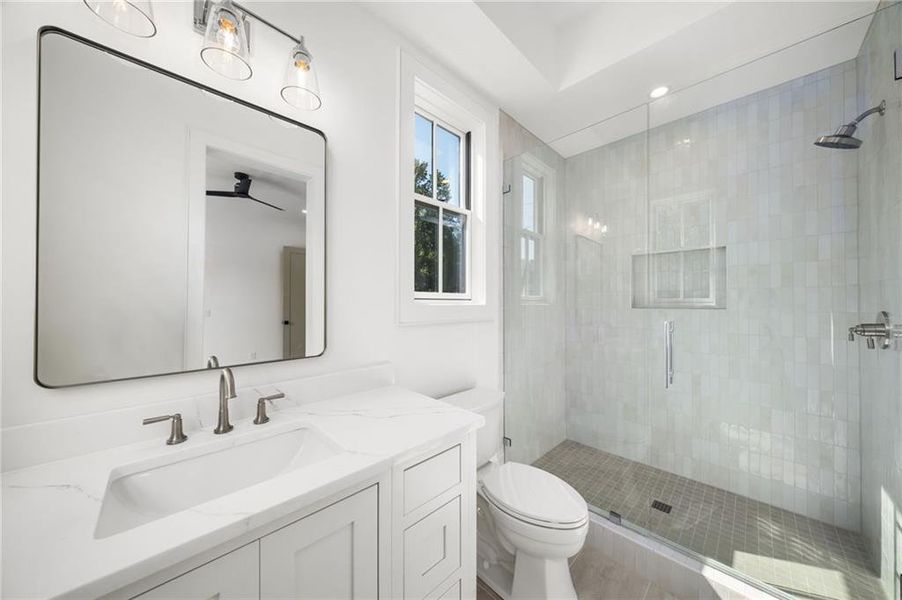 Furnished interior view inside a new home in , Roswell (Image 19).