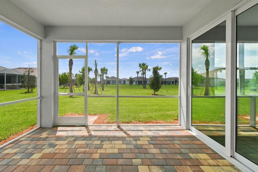Furnished interior view inside a new home in Del Webb Tradition, Port St. Lucie (Image 9). Furnished interior view inside a new home in Del Webb Tradition, Port St. Lucie (Image 9).