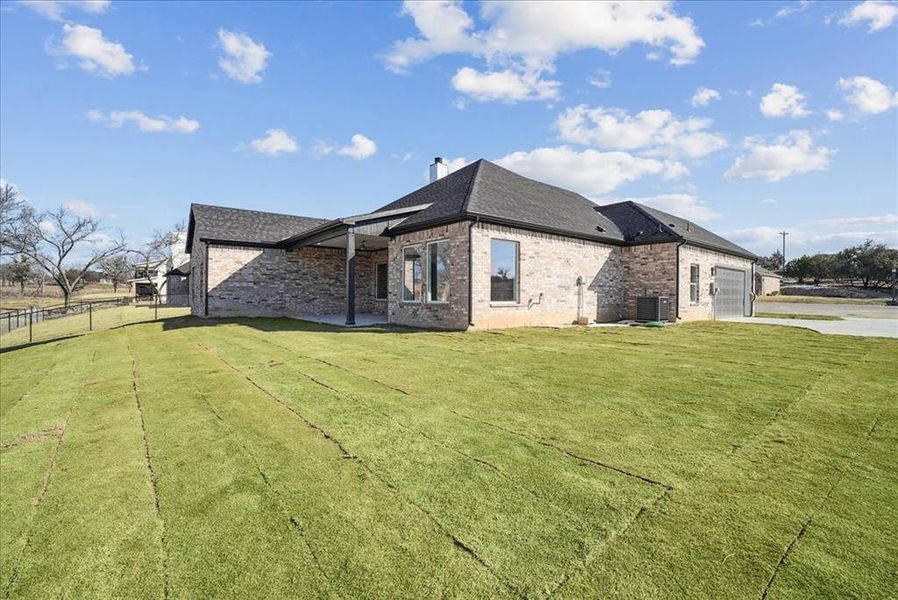 Exterior details and patio area of a home in , Azle (Image 4). Exterior details and patio area of a home in , Azle (Image 4).