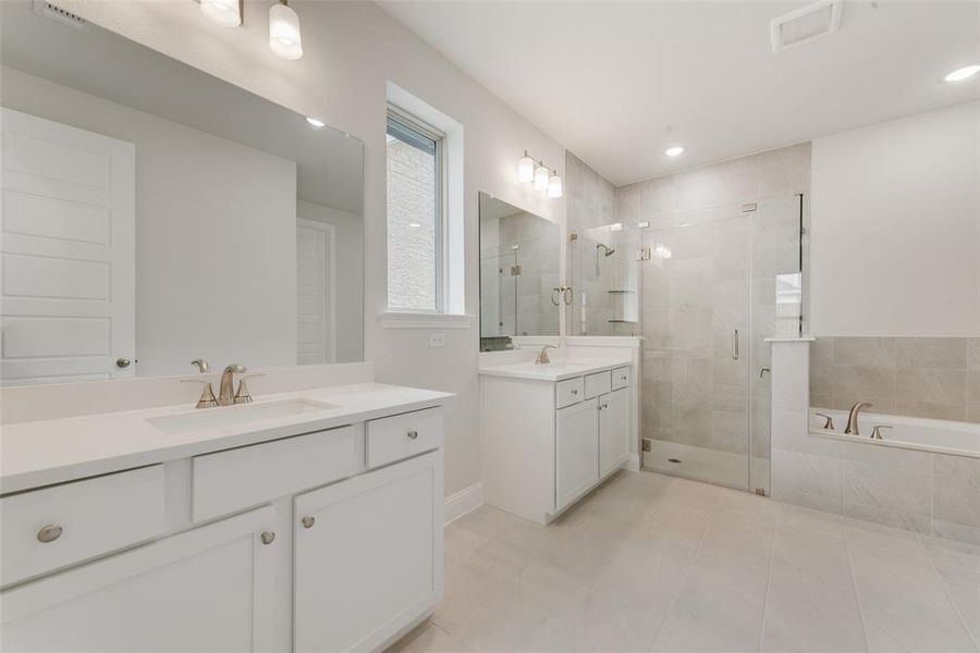 Furnished interior view inside a new home in Sutton Fields, Celina (Image 14).