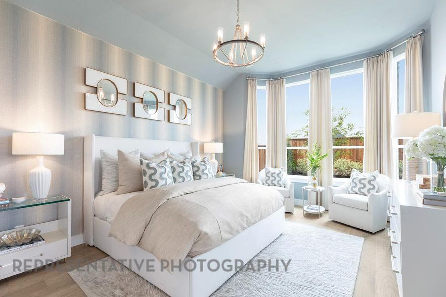 Furnished interior view inside a new home in Wolf Ranch: 51ft. lots, Georgetown (Image 21).