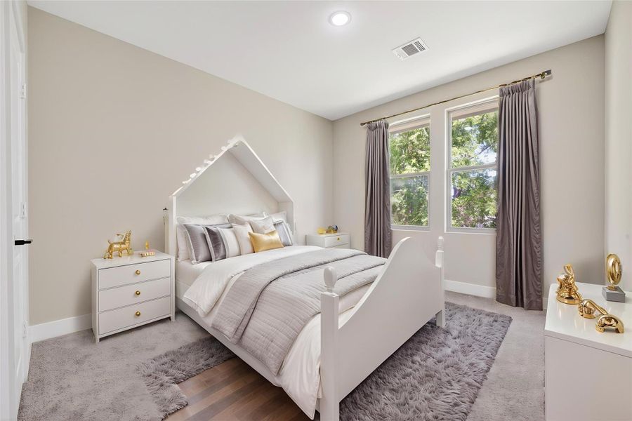 Furnished interior view inside a new home in , Houston (Image 13).