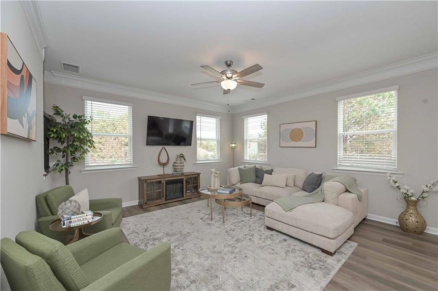 Furnished interior view inside a new home in , Douglasville (Image 14).