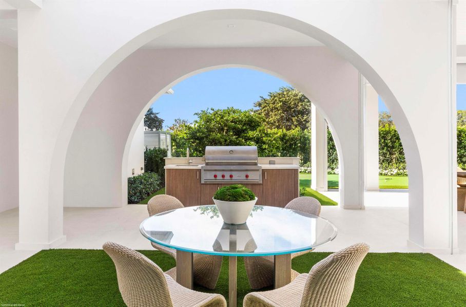 Exterior details and patio area of a home in , Wellington (Image 29).