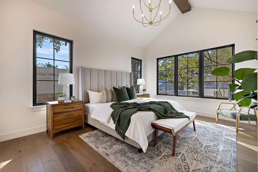 Furnished interior view inside a new home in , Austin (Image 26).