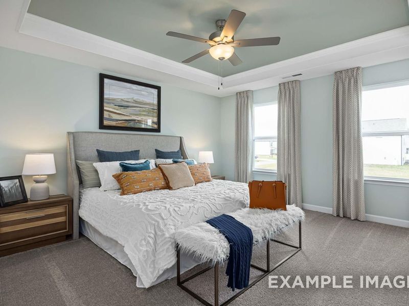 Furnished interior view inside a new home in Woodland Crossing, Zebulon (Image 27).