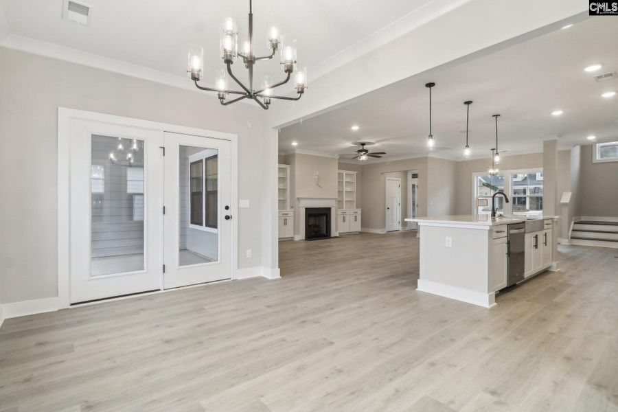Spacious, unfurnished interior of a new home in Collins Cove, Chapin (Image 11). Spacious, unfurnished interior of a new home in Collins Cove, Chapin (Image 11).