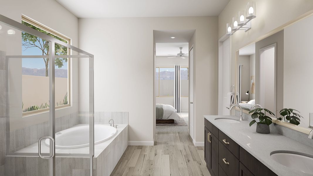 Furnished interior view inside a new home in Blossom Rock, Apache Junction (Image 9).