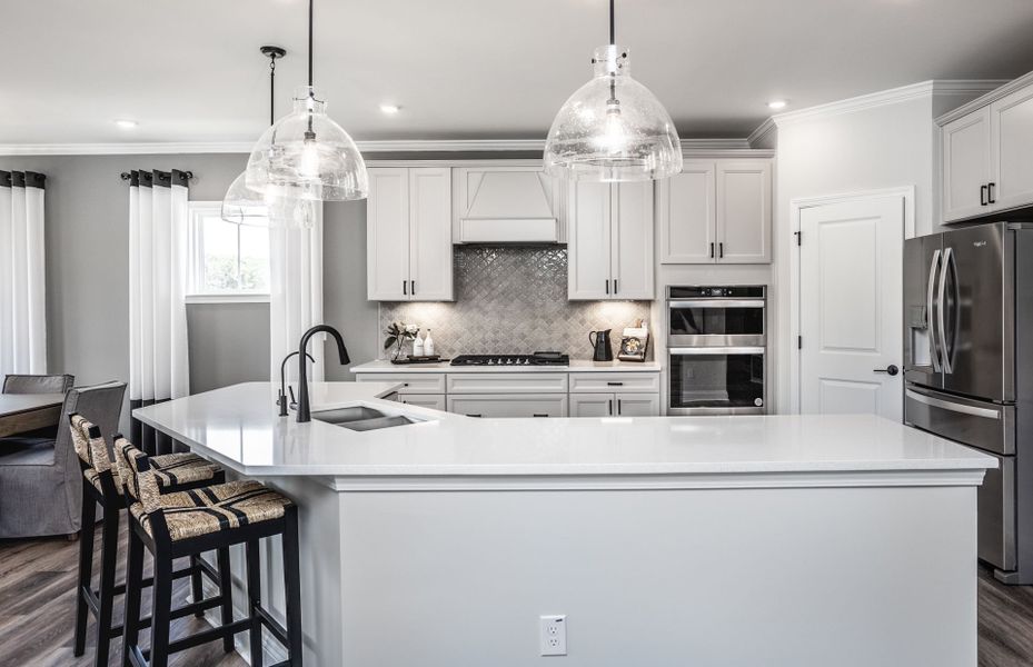 Furnished interior view inside a new home in Lewiston Meadows, Greensboro (Image 15).