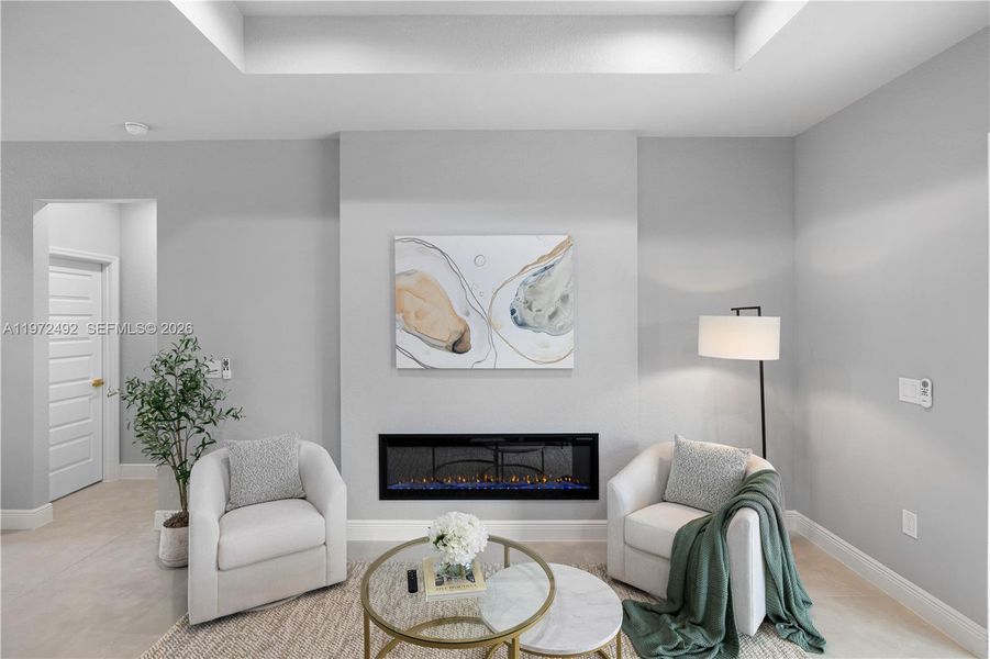 Furnished interior view inside a new home in , North Port (Image 43).