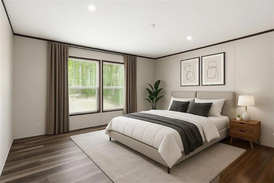 Furnished interior view inside a new home in , Ellijay (Image 11).