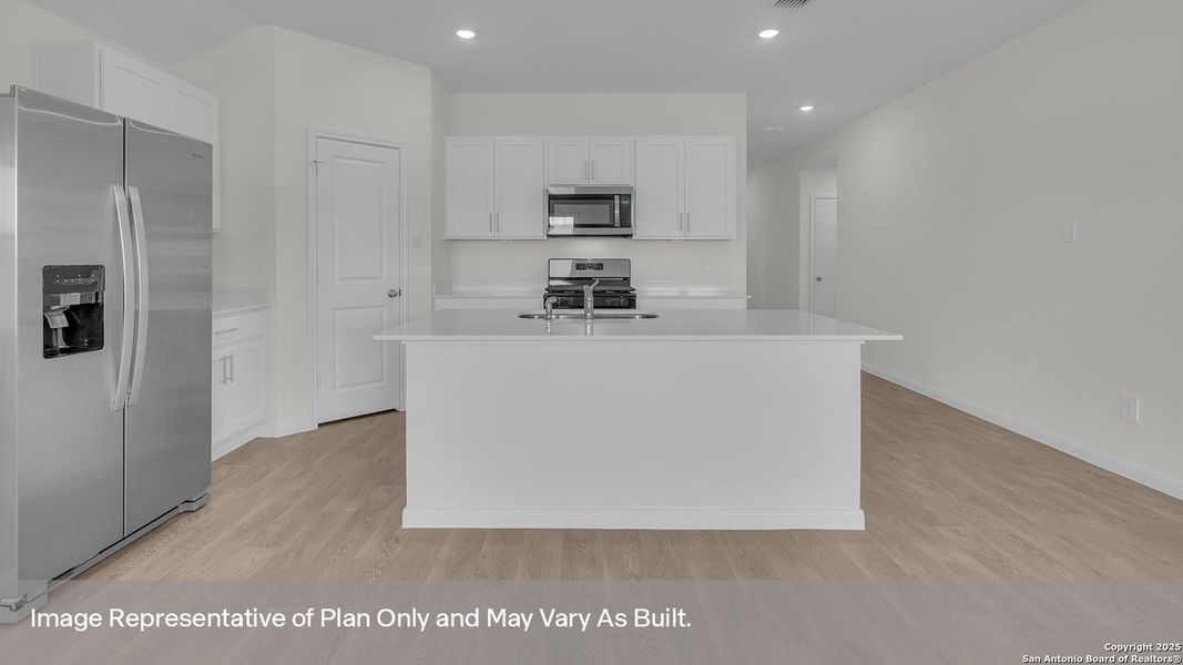 Furnished interior view inside a new home in Trace, San Marcos (Image 5).