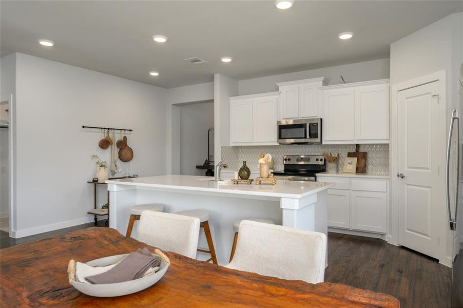 Furnished interior view inside a new home in Heritage Grove, Blue Ridge (Image 9).