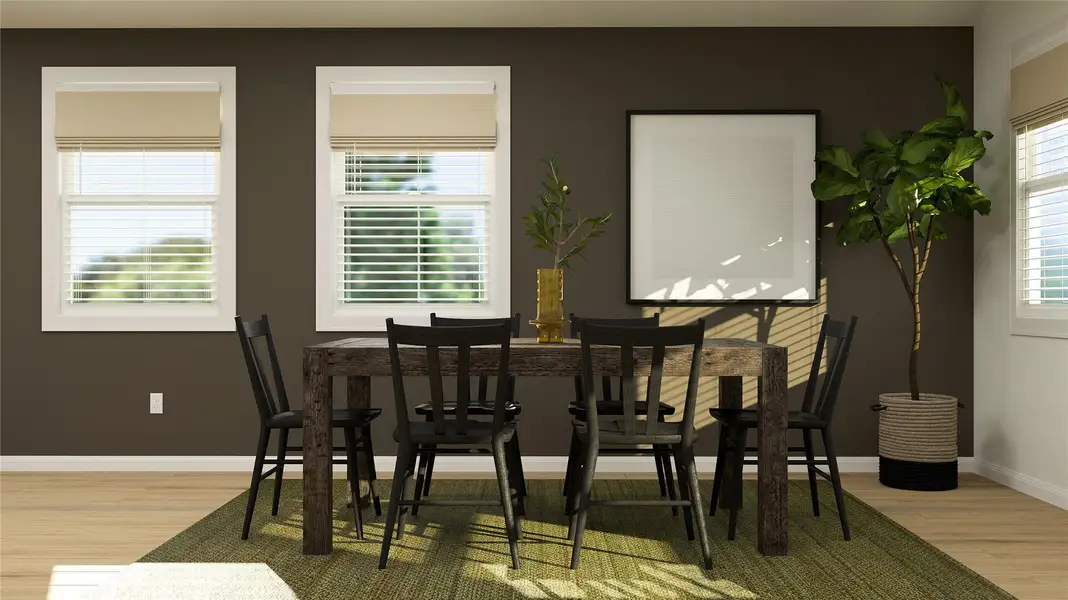 Furnished interior view inside a new home in Lively Ranch: Highlands Collection, Georgetown (Image 12).