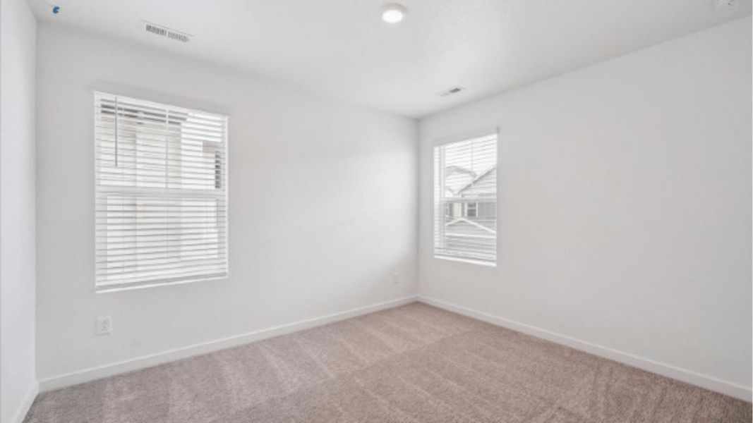 Representative unfurnished interior of a home built from the Elbert by D.R. Horton in Sky Ranch, Watkins (Image 12). Representative unfurnished interior of a home built from the Elbert by D.R. Horton in Sky Ranch, Watkins (Image 12).
